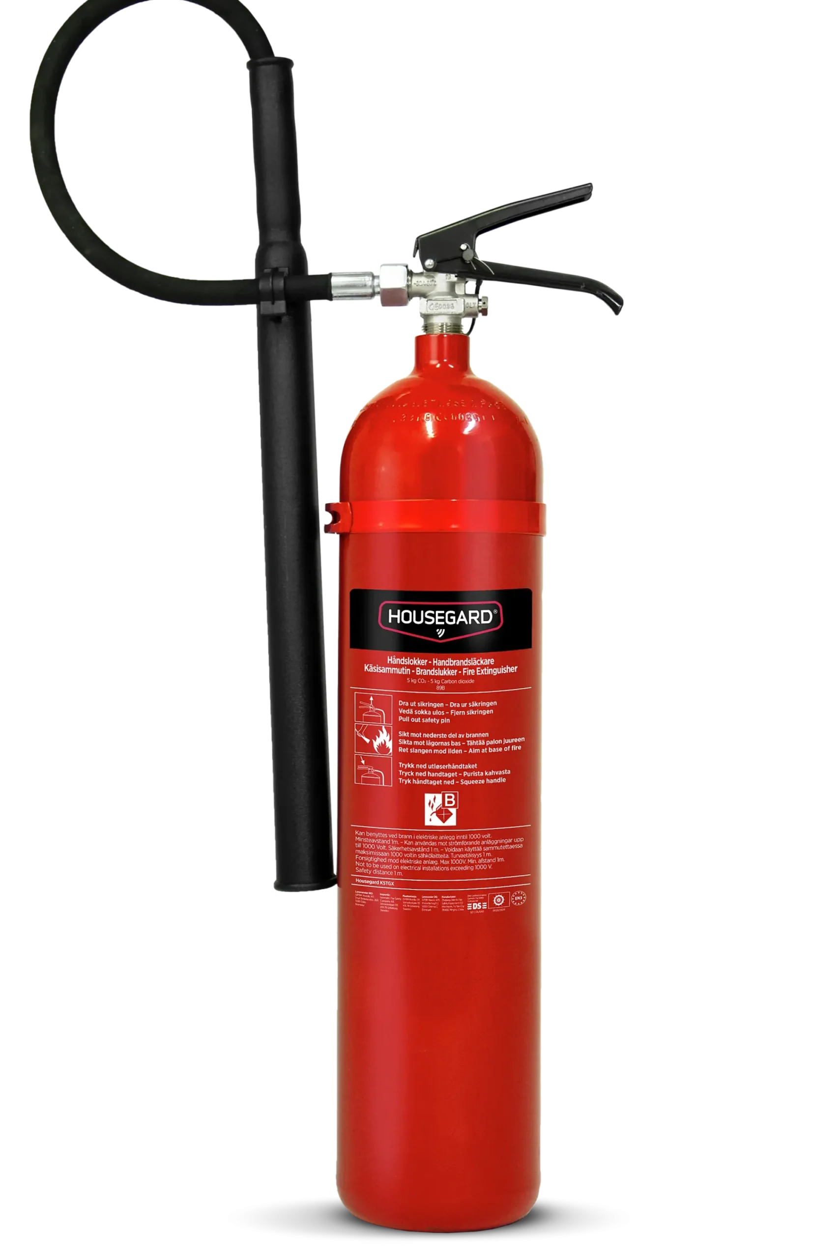 Brannslukker CO2 5kg 89B-Housegard Online