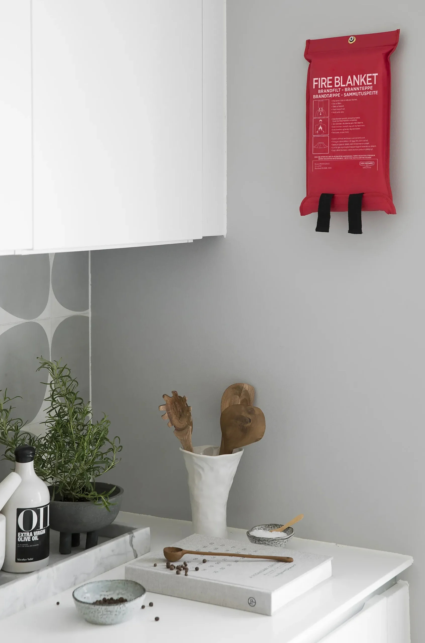 Brannteppe 120x120cm silikonbelagt-Housegard Clearance