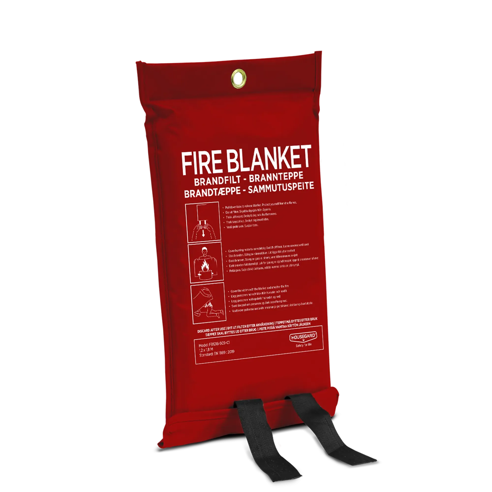 Brannteppe 120x180cm silikonbelagt-Housegard Clearance