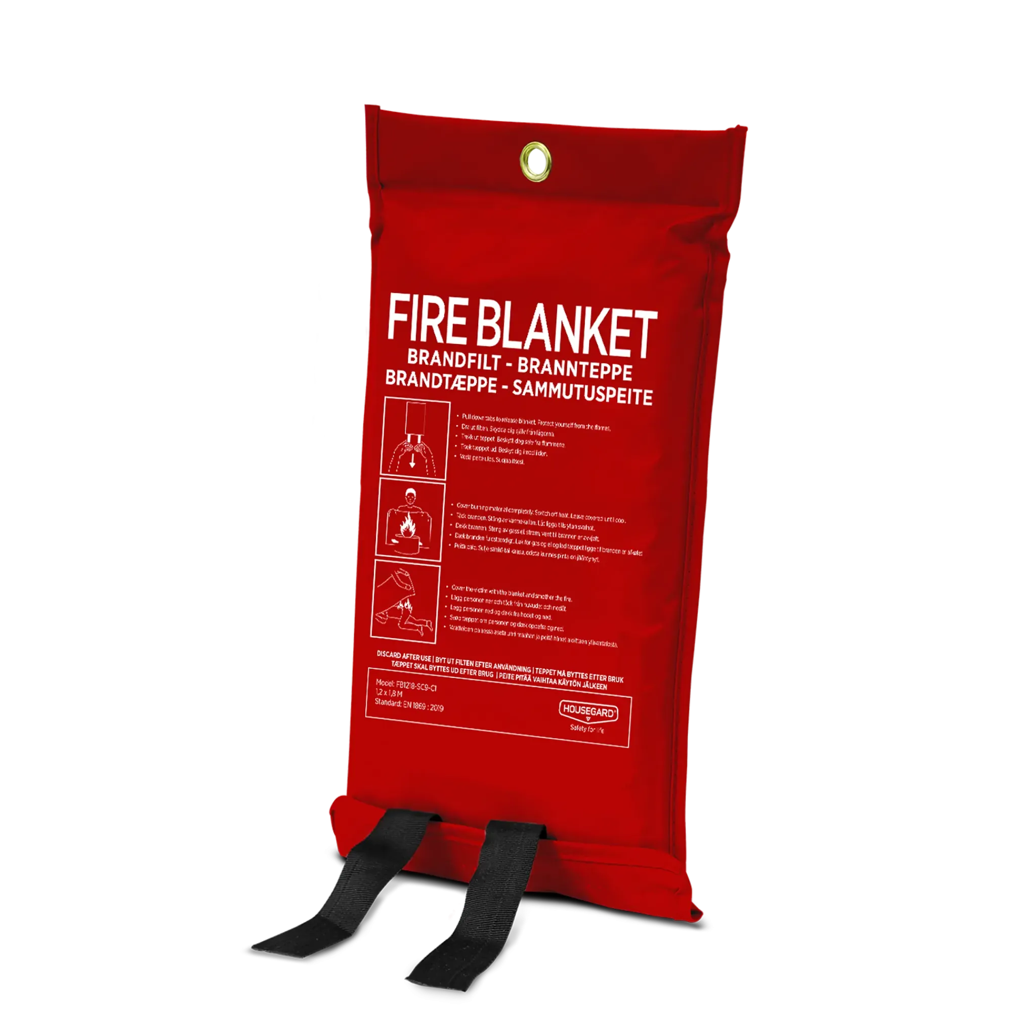 Brannteppe 120x180cm silikonbelagt-Housegard Clearance