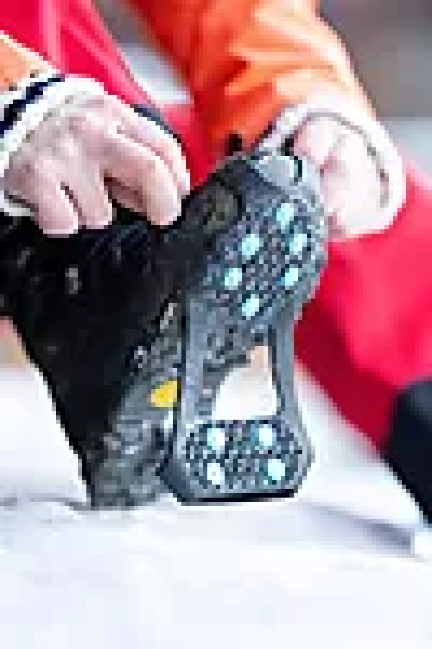 Brodder Walking Large Sort 41-45-Nordic grip