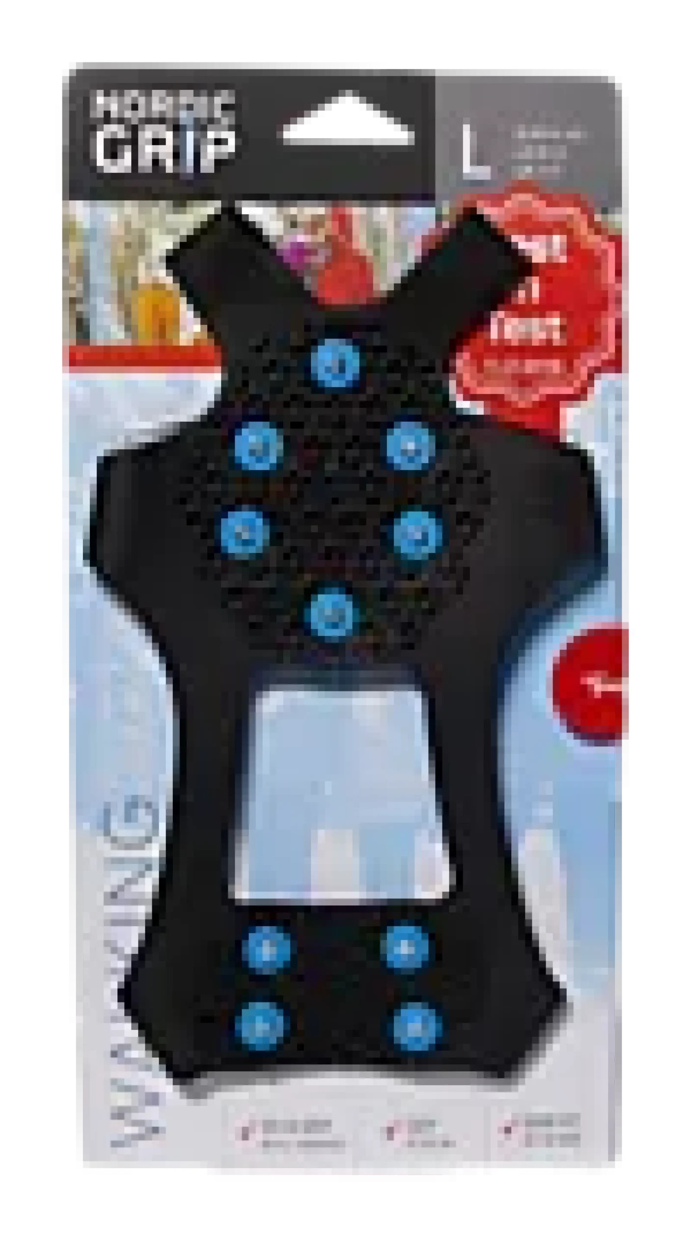 Brodder Walking Large Sort 41-45-Nordic grip