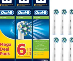 BØRSTEHODE REFILL CROSSACTION REFILL 2+2+2CT-Oral b Best