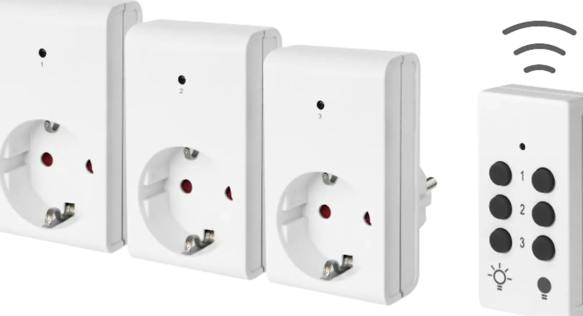 BRYTERSETT TRÅDLØST 3STK-Gelia Outlet