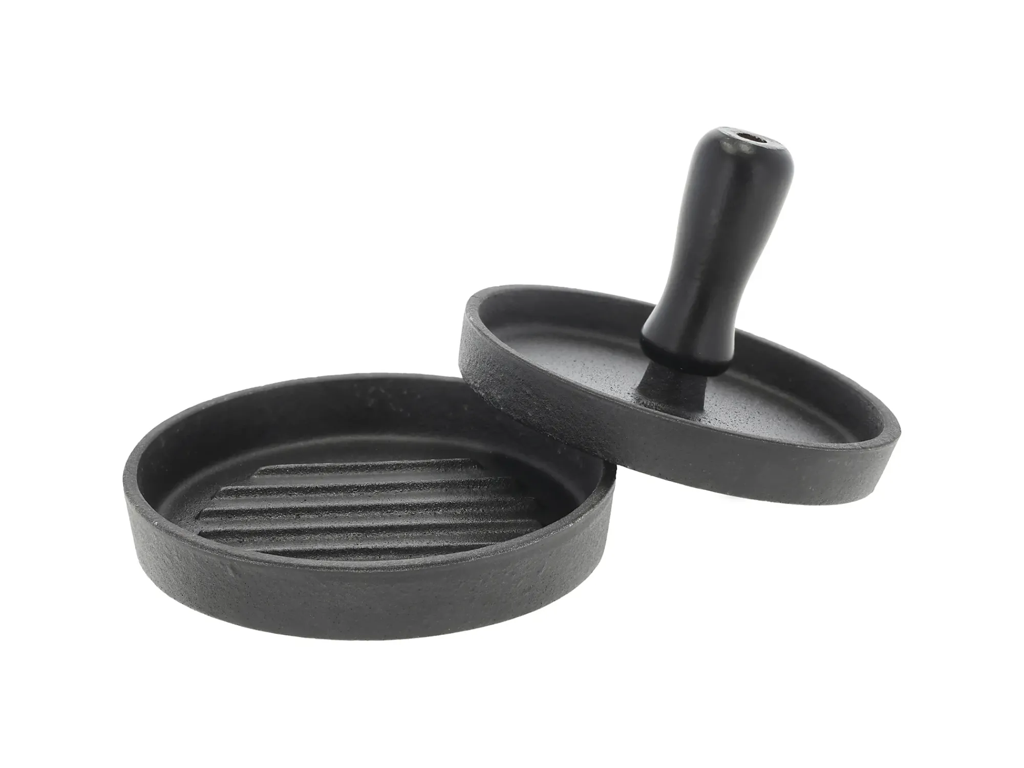 Burgerpresser 12cm Svart Støpejern-Holm Best