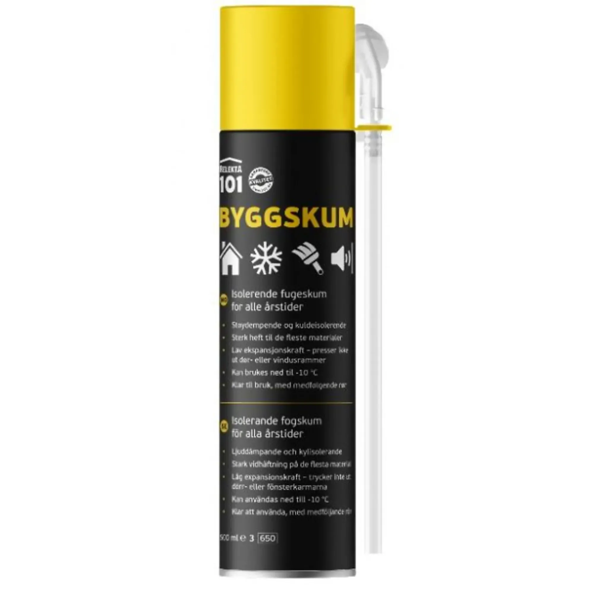 Byggskum 101 Isolerende Fugeskum For Alle Årstider 500ml-Relekta101