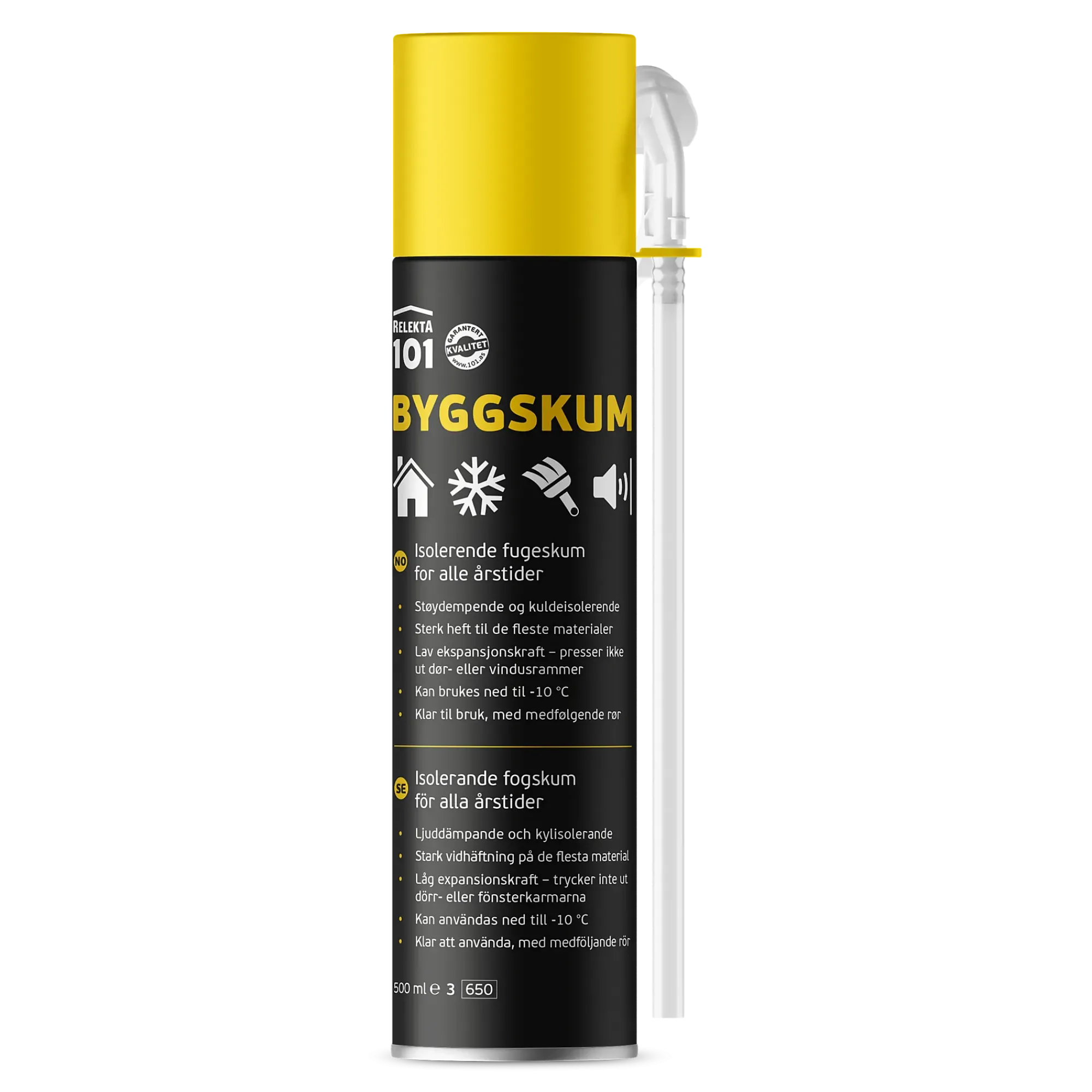 Byggskum 101 Isolerende Fugeskum For Alle Årstider 500ml-Relekta101