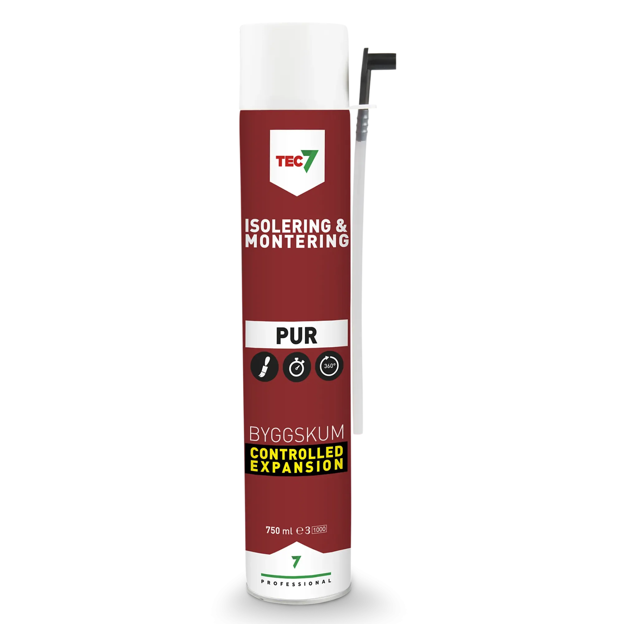 Byggskum PUR helårs med begrenset ekspansjon 750ml-Relekta New