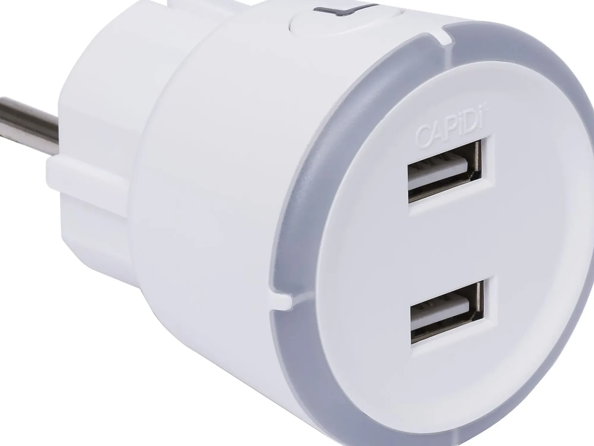 CAPiDi USB sikkerhetstimer 2xUSB 3.4Ah-Gelia Clearance