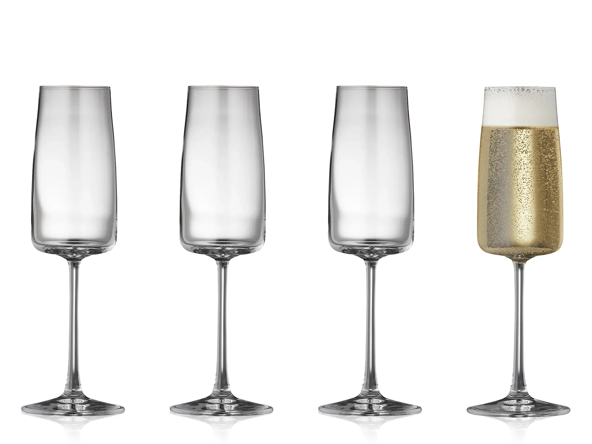 Champagneglass Zero 30cl 4stk-Lyngby glas Clearance