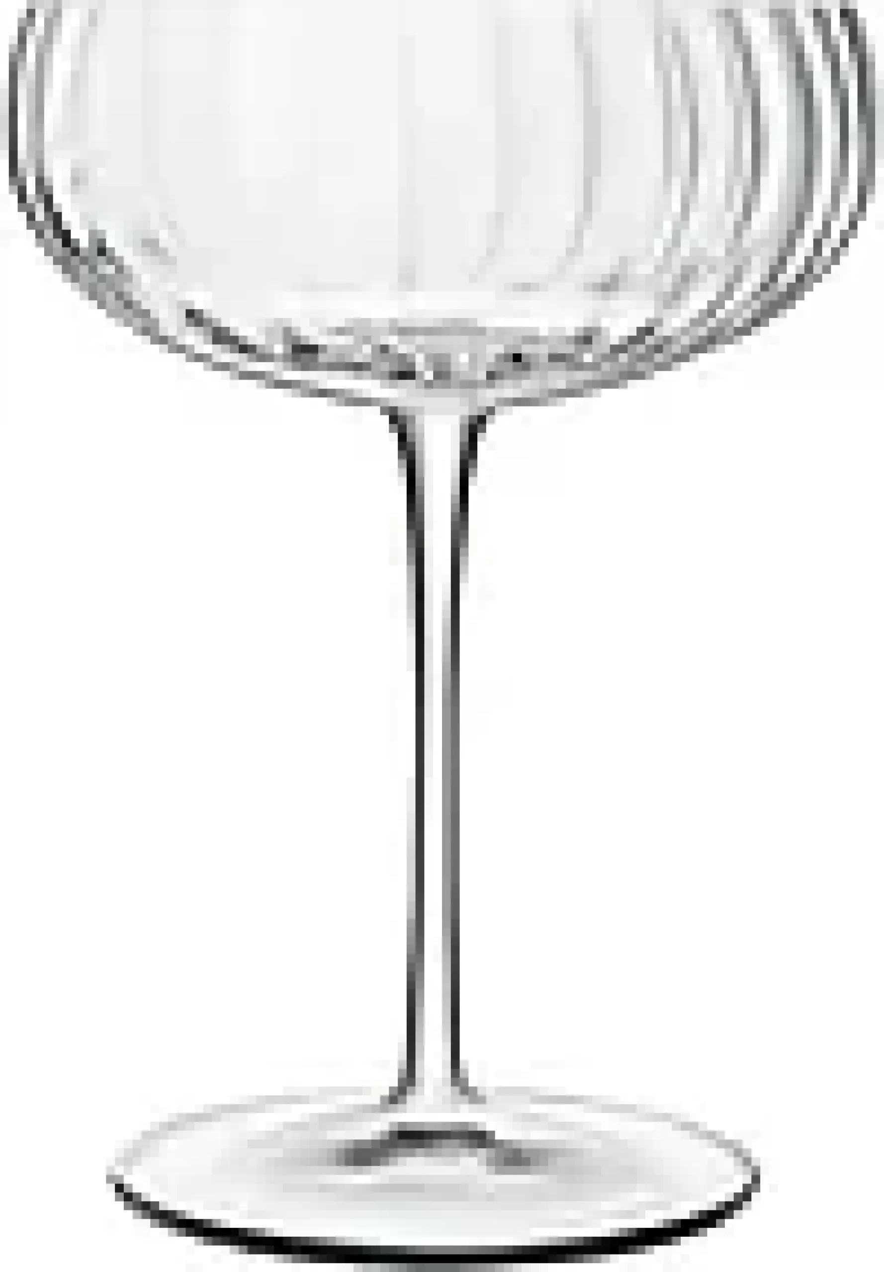 Champagneskål Optica 30cl 4stk-Luigi bormioli Clearance