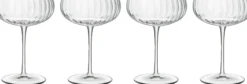 Champagneskål Optica 30cl 4stk-Luigi bormioli Clearance
