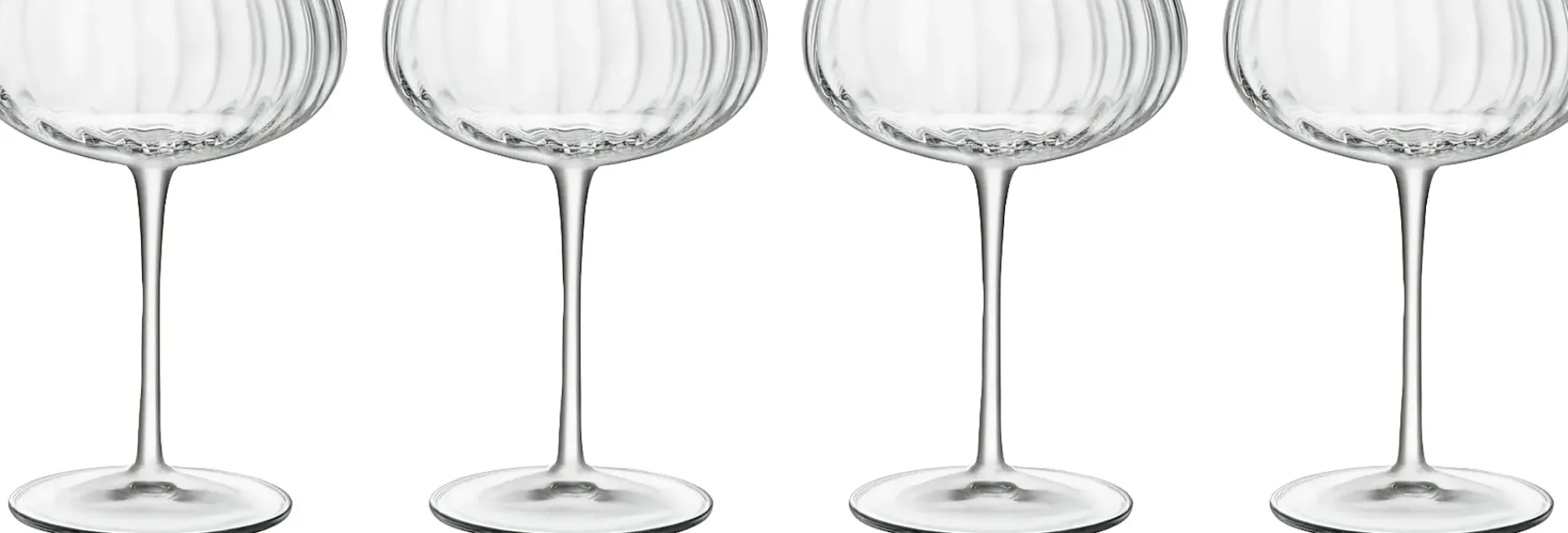 Champagneskål Optica 30cl 4stk-Luigi bormioli Clearance