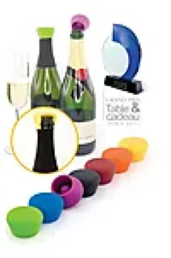 Champagnestopper silikon 2stk-Pulltex Clearance