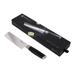 CHOPPER KNIV L16CM STÅL/SVART-Brusletto New