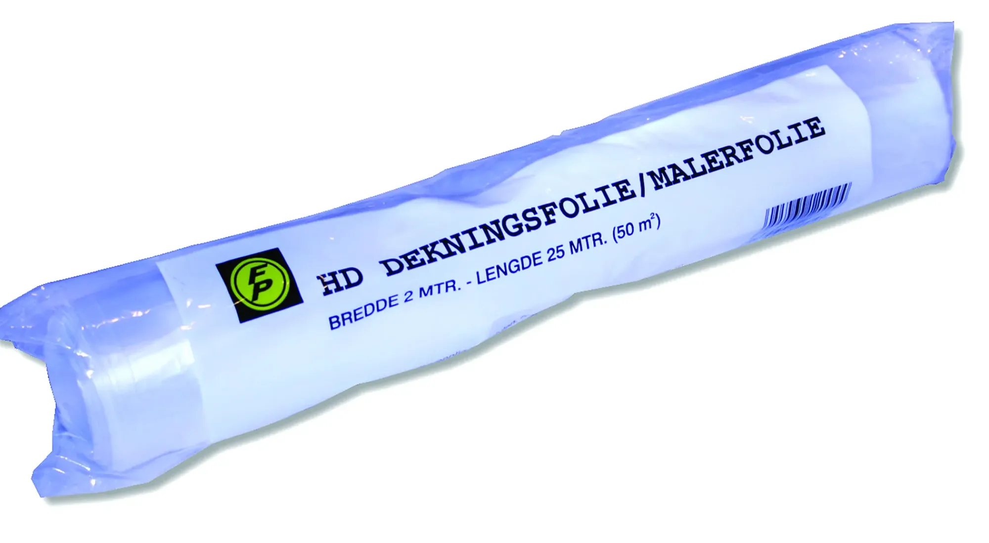 Dekningsfolie HD 0,01x20cmx25m-Forenede plast Discount