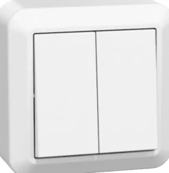 Dobbel bryter Connect 2 home k-trapp- Best