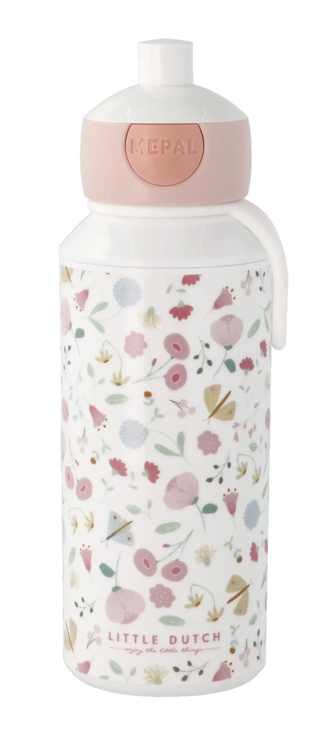 DRIKKEFLASKE POP-UP CAMPUS 400 ML FLOWERS & BUTTERFLIES-Mepal Clearance