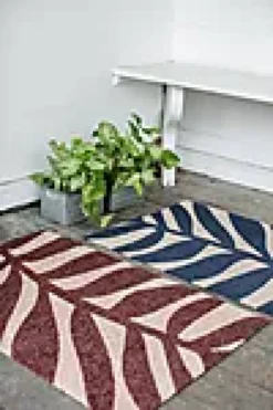 DØRMATTE BLÅ SLITESTERK MED GUMMIERT BAKSIDE 60X90CM- Best