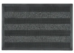 DØRMATTE CACTUS ANTRASIT I GUMMI OG SYNTETFIBER 60X80CM- Sale