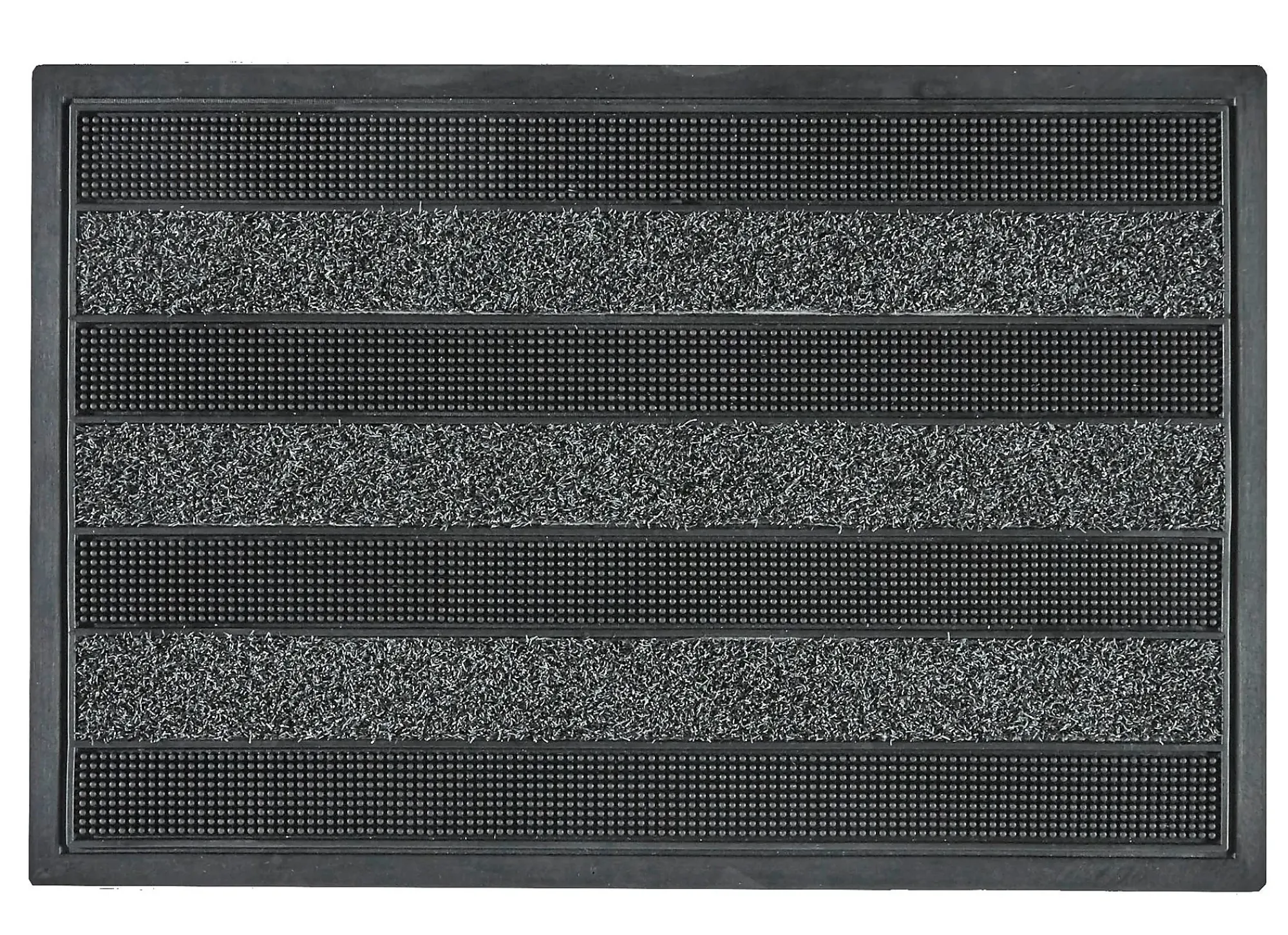 DØRMATTE CACTUS ANTRASIT I GUMMI OG SYNTETFIBER 60X80CM- Sale