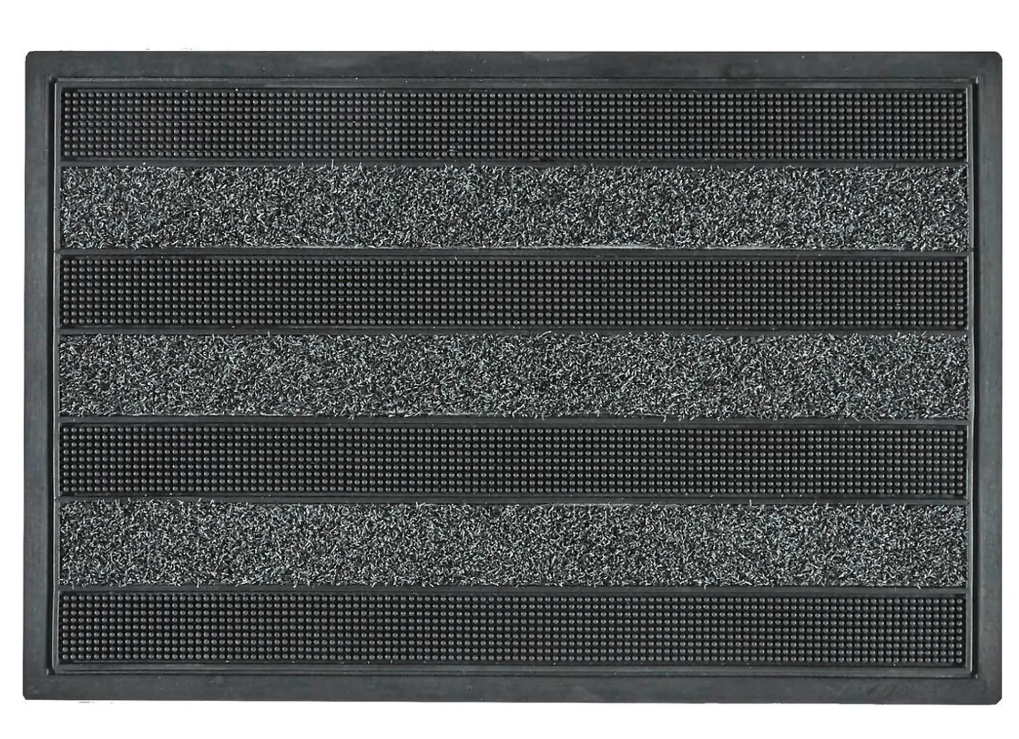 DØRMATTE CACTUS ANTRASIT I GUMMI OG SYNTETFIBER 60X80CM- Sale