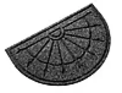 DØRMATTE PATIO ANTRASITT 50X80CM-