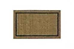 DØRMATTE RIVIERA BORDER KOKOSTUFTET MATTE 45X75CM-