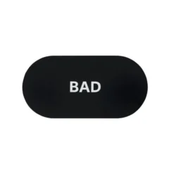 Dørskilt BAD oval-Esbada New