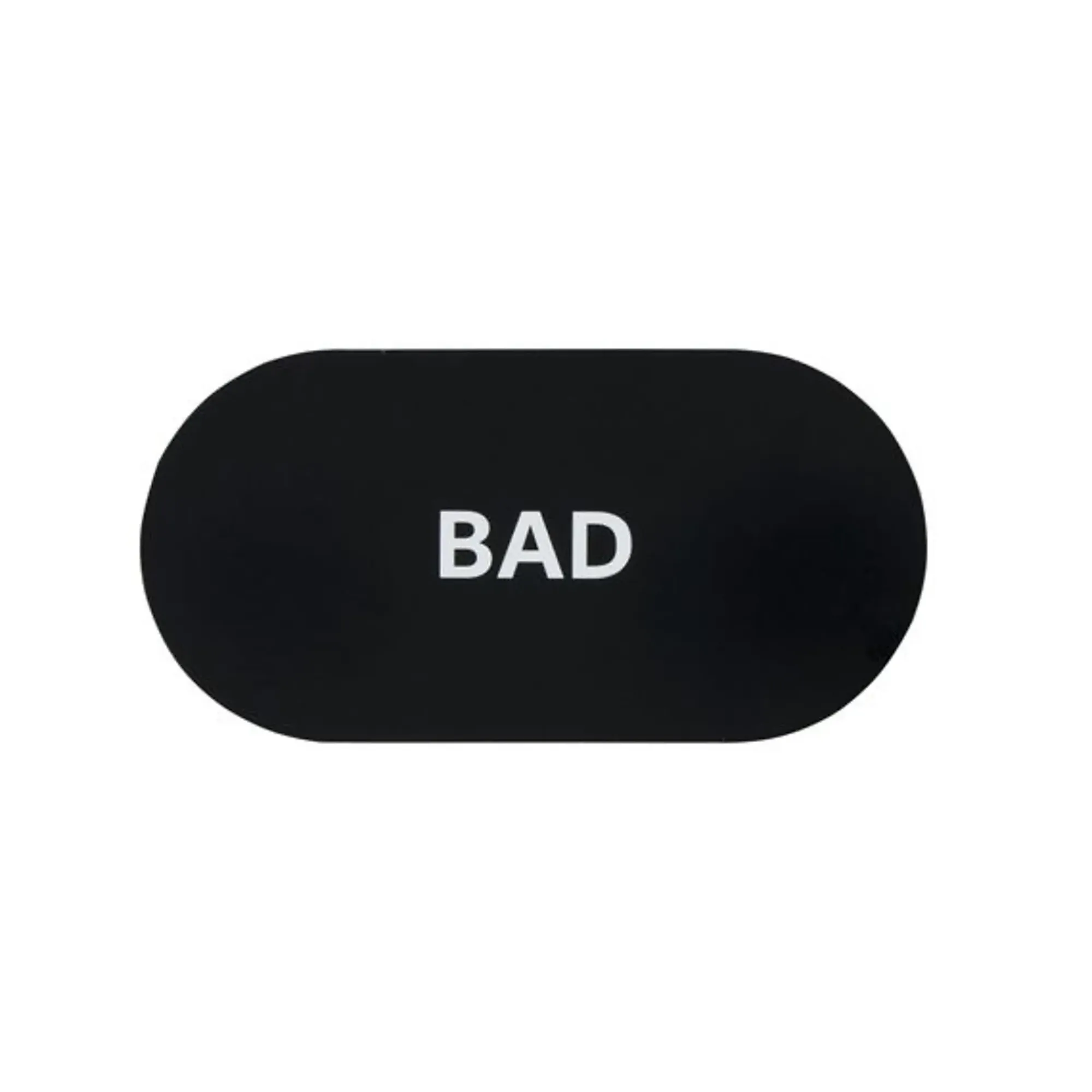 Dørskilt BAD oval-Esbada New