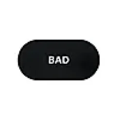 Dørskilt BAD oval-Esbada New