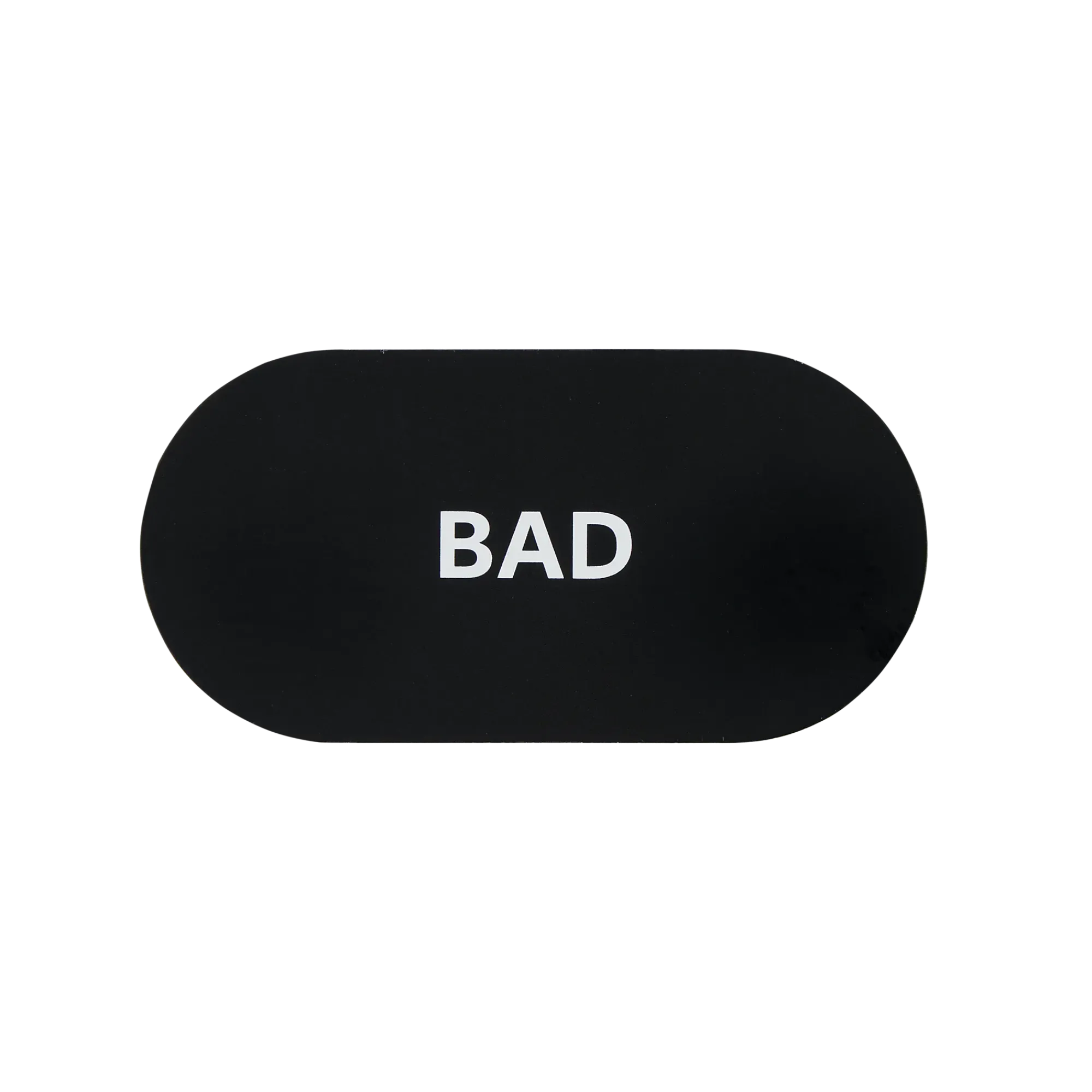 Dørskilt BAD oval-Esbada New