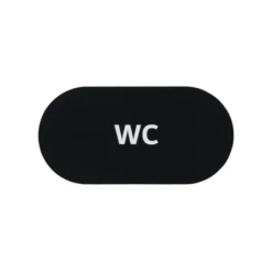 Dørskilt WC oval-Esbada Best