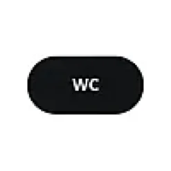 Dørskilt WC oval-Esbada Best
