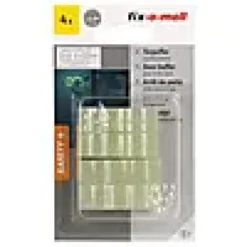 Dørstopper for håndtak selvlysende 2 hull 15 og 18mm 4stk-Fix O Moll New