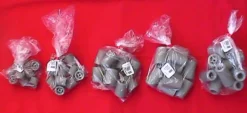 Dørstopper 25mm grå 10stk-Fix O Moll Discount