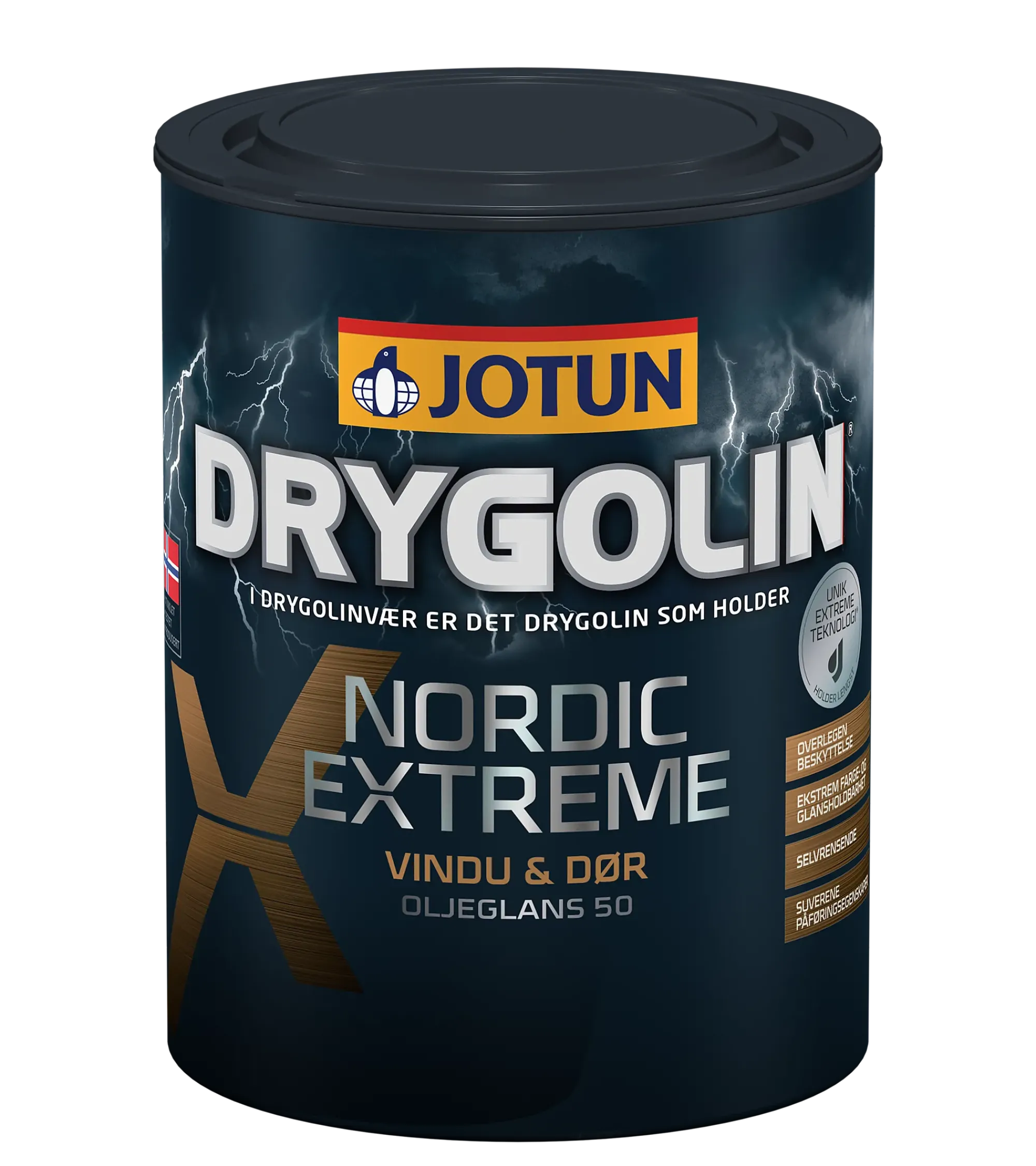 DRYGOLIN NORDIC EXTREME VINDU DØR OKSYDRØD-BASE 0,68L-Jotun Sale
