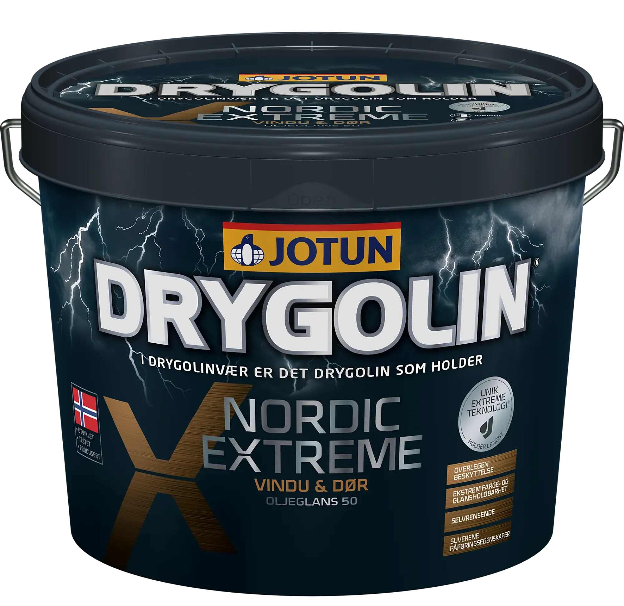 DRYGOLIN NORDIC EXTREME VINDU DØR OKER-BASE 2,7L-Jotun Best