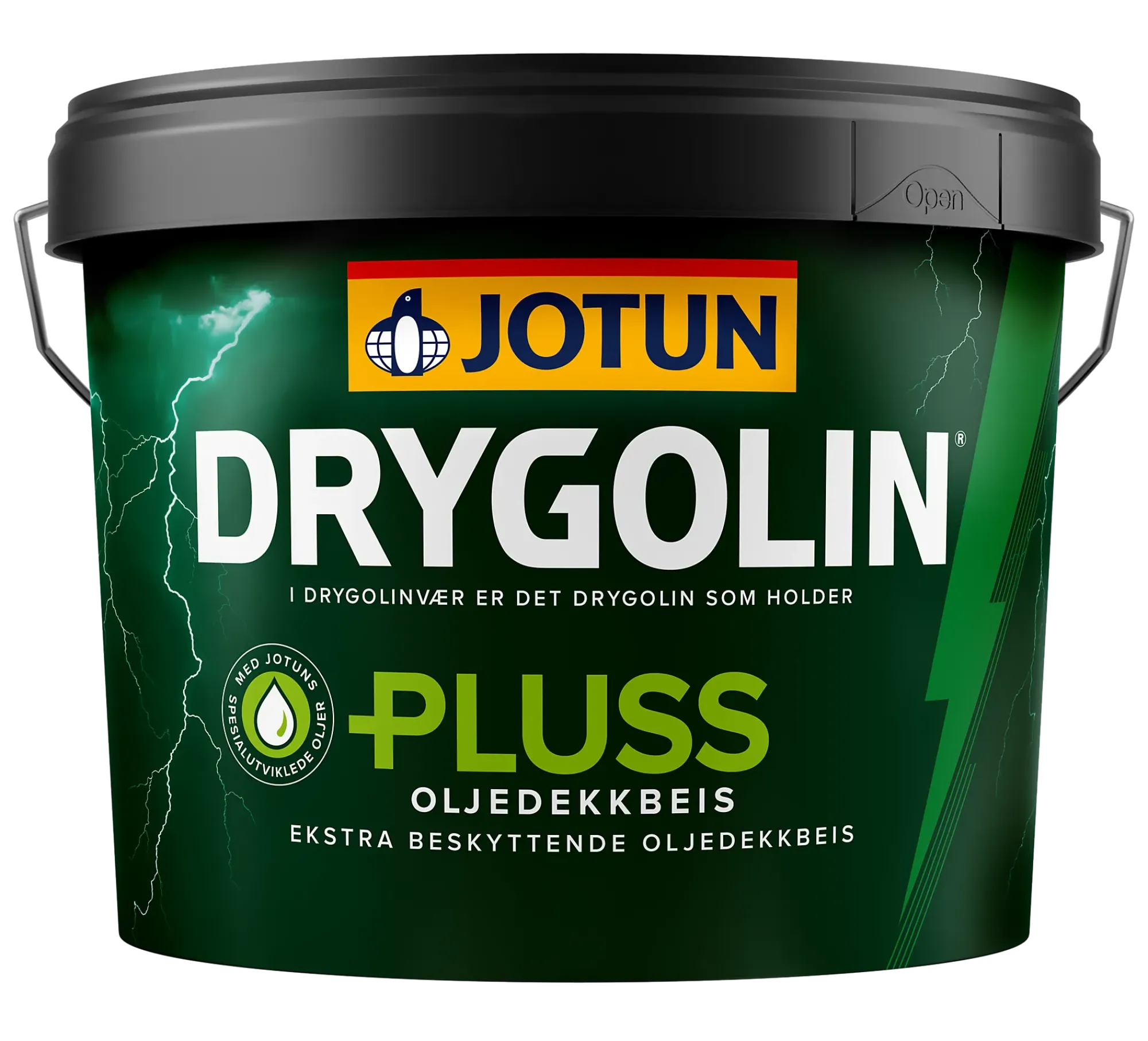 Drygolin Pluss Oljedekkbeis klassisk hvit base 9l-Jotun Discount