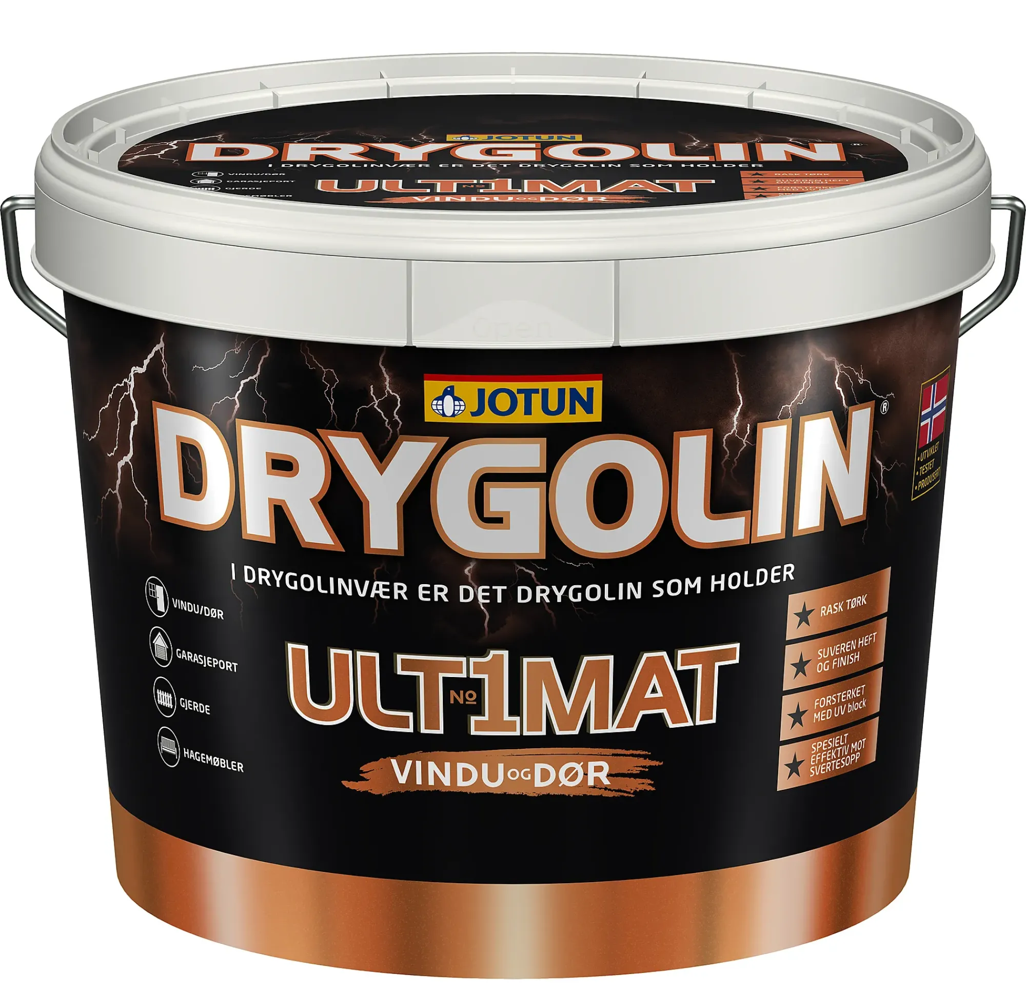 DRYGOLIN ULTIMAT VINDU/DØR OKSYDRØD-BASE 2,7L-Jotun Best