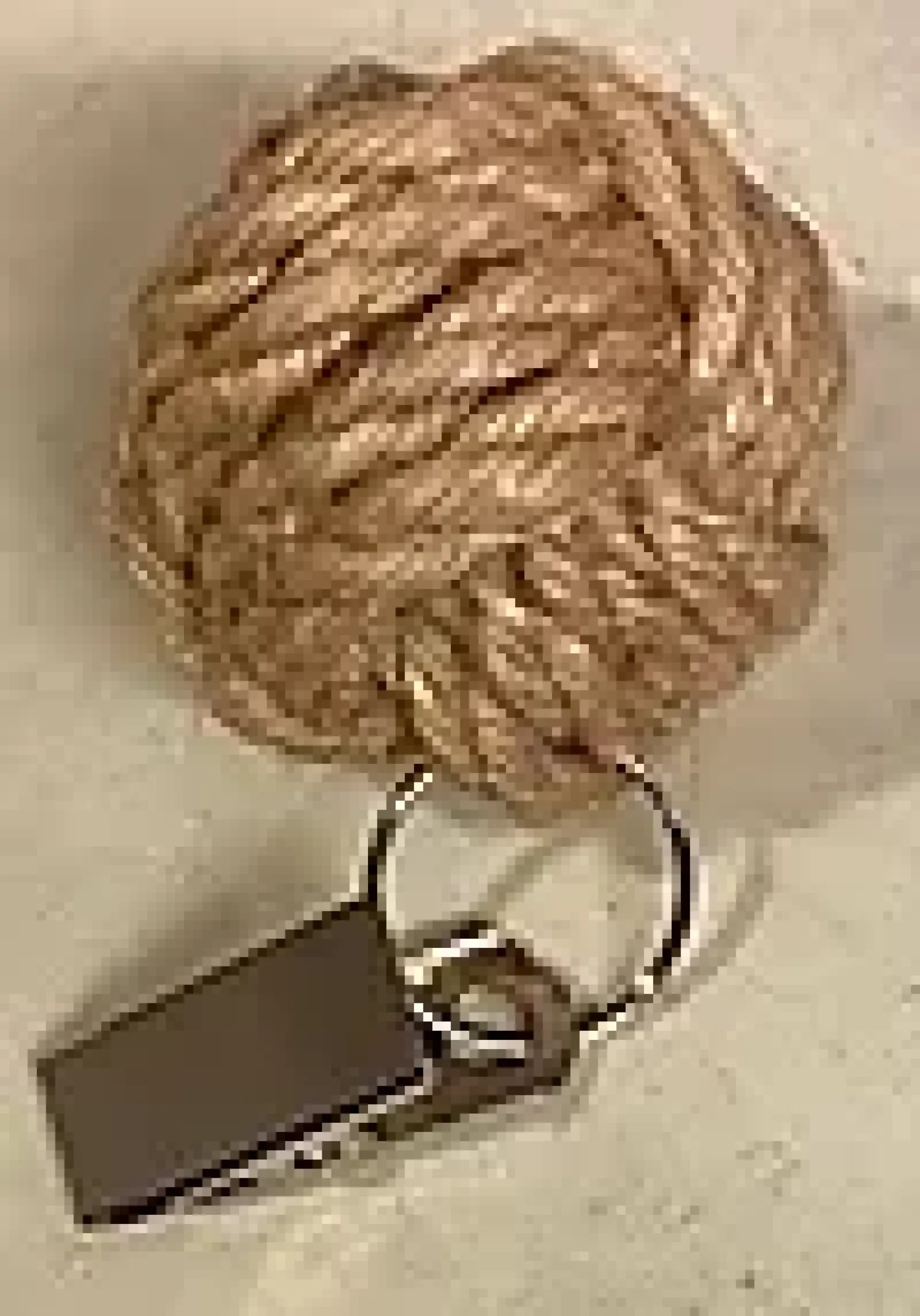 Duklodd Knuten Jute 64g 4stk-Fondaco New