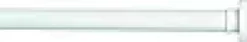 Dusjforhengstang Rett 125-220cm Klemstang Seallux-Sealskin Discount