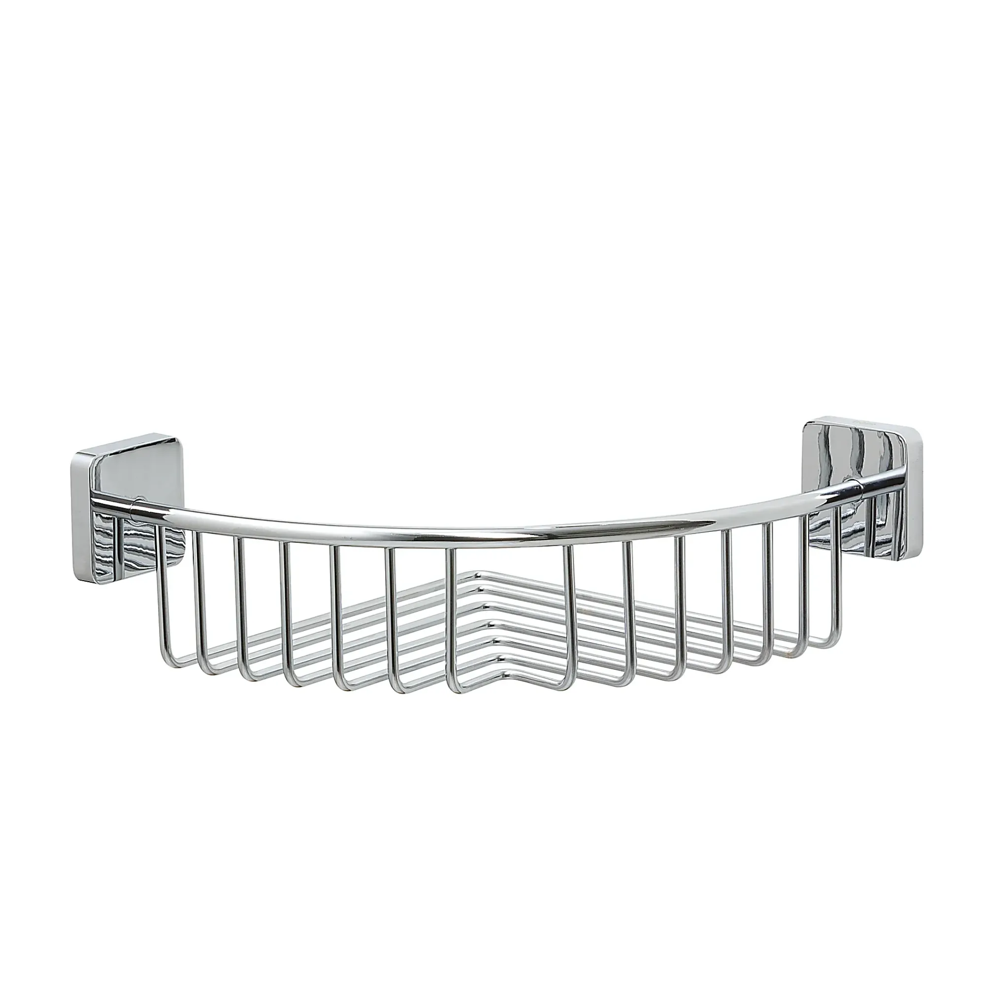 DUSJKURV FOR HJØRNE ONU KROM 87X219X219MM- Sale
