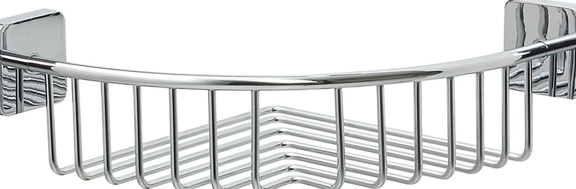 DUSJKURV FOR HJØRNE ONU KROM 87X219X219MM- Sale