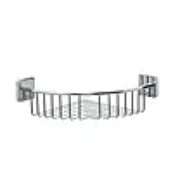DUSJKURV FOR HJØRNE ONU KROM 87X219X219MM- Sale