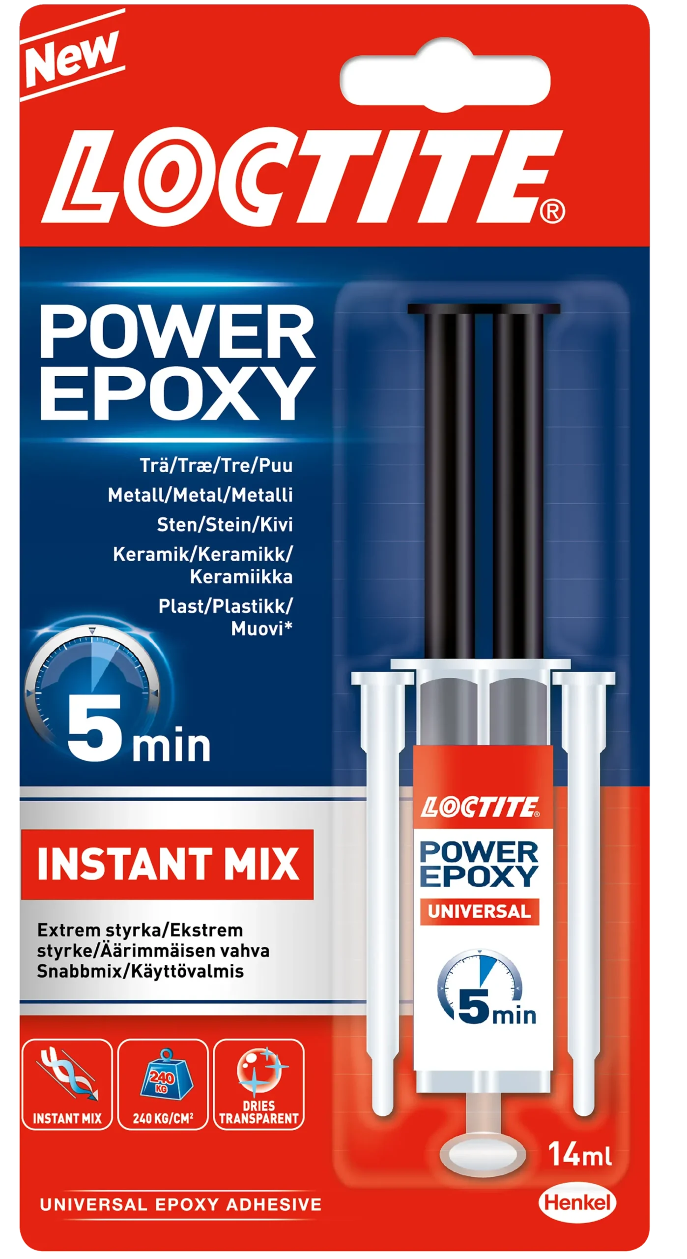 EPOXYLIM 14ML DOBBEL SPRØYTE-Loctite Best