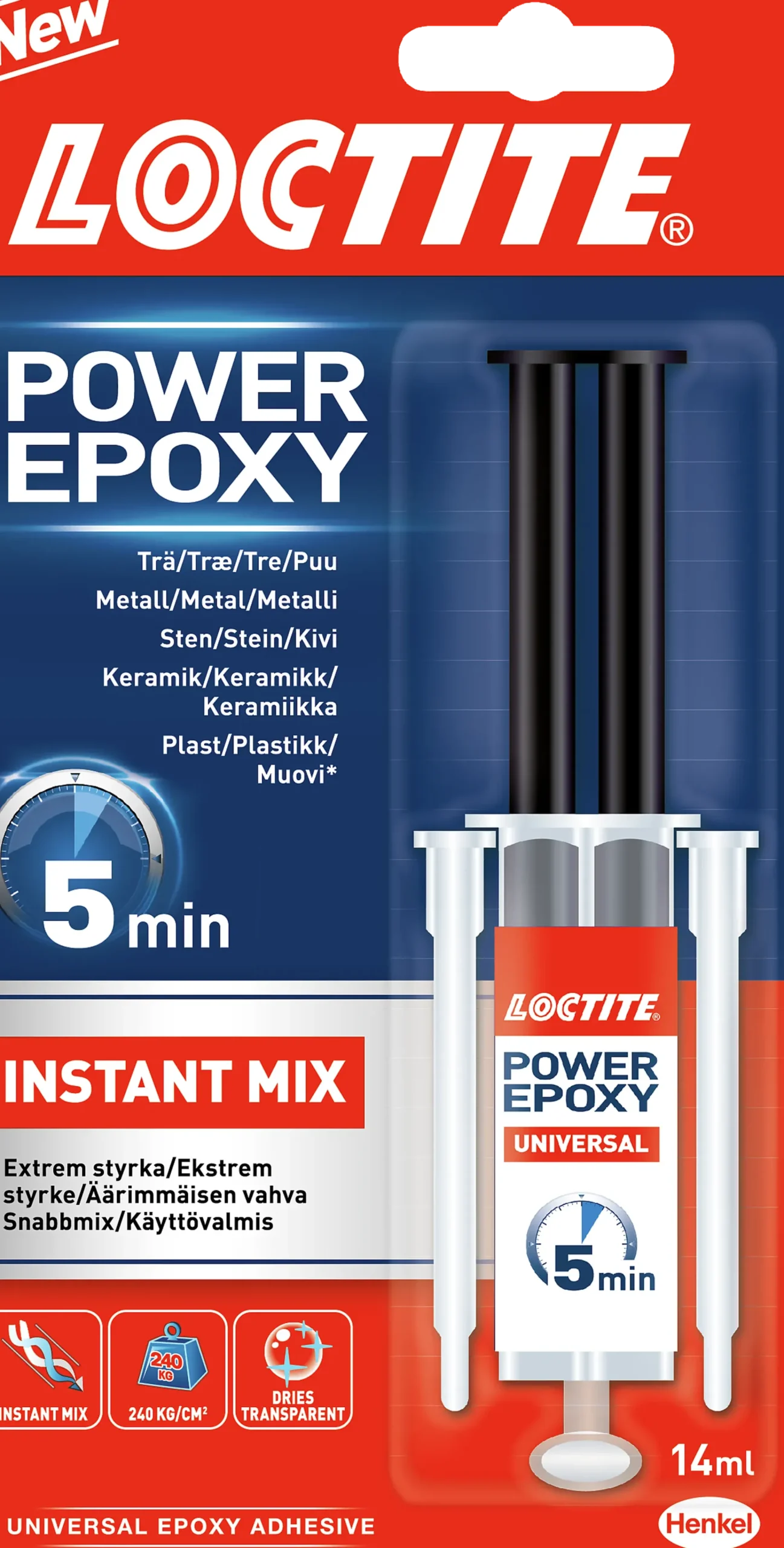 EPOXYLIM 14ML DOBBEL SPRØYTE-Loctite Best