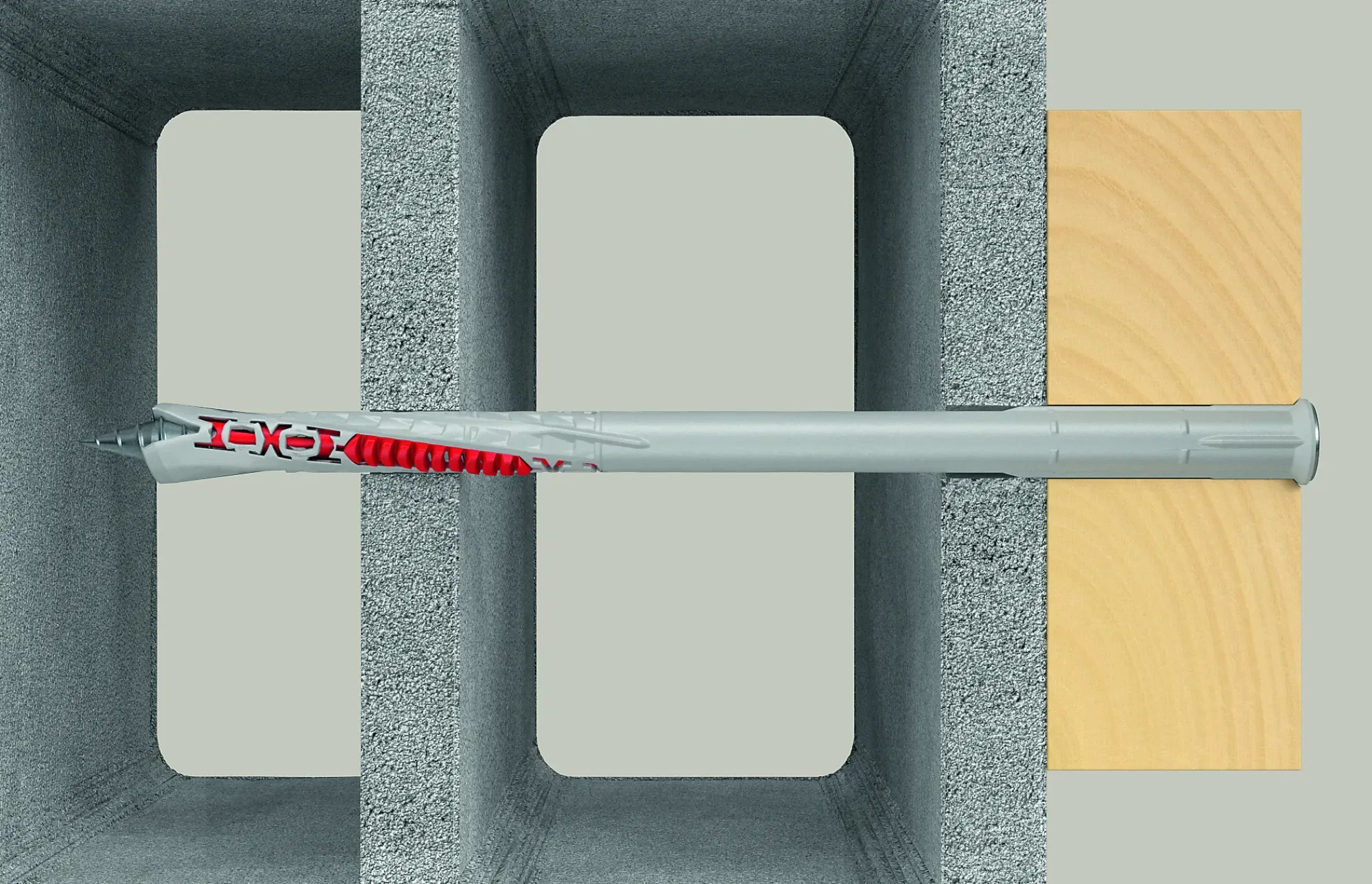Fasadeplugg DuoXpand Senkhode 8x100mm-Fischer