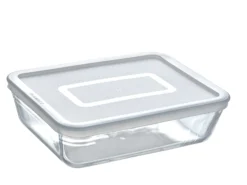 Fat med lokk Cook & Freez 24x19x8cm 2,6l Glass-Pyrex Outlet