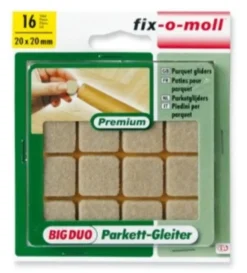 FILTKNOTT BEIGE 20x20 SK GLATT OVERFLATE,STØYREDUSERENDE-Fix O Moll Best